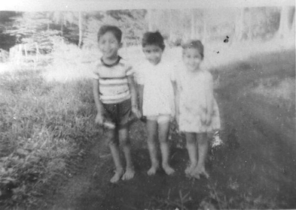 Patrick, Dorothy and Edna in Guam 1952